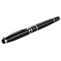 Brass Rollerball Pen with Carbon Fibre Trim