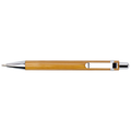 Bamboo Ballpoint Pen with Metal Trims