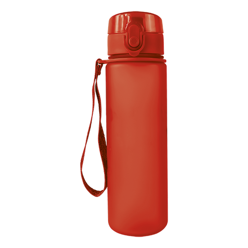 600ml Frosted Cylinder Water Bottle