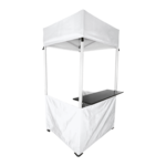 1x1 Aluminium Kiosk with Shelf