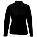 175g Pique Knit Long Sleeve Golfer Ladies