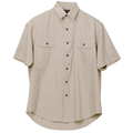 Plain Bush Shirt Mens