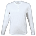 145g Henley Long Sleeve T-Shirt Mens