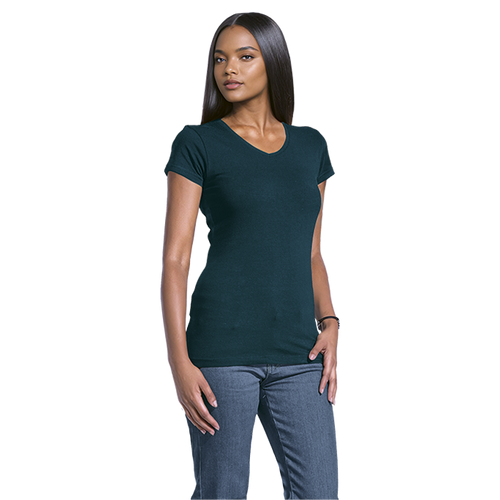 170g Essential V-Neck Slim Fit Ladies