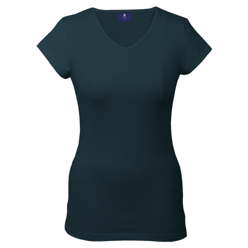 170g Essential V-Neck Slim Fit Ladies